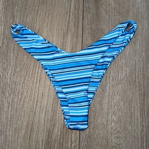 Shein stripe bikini bottoms